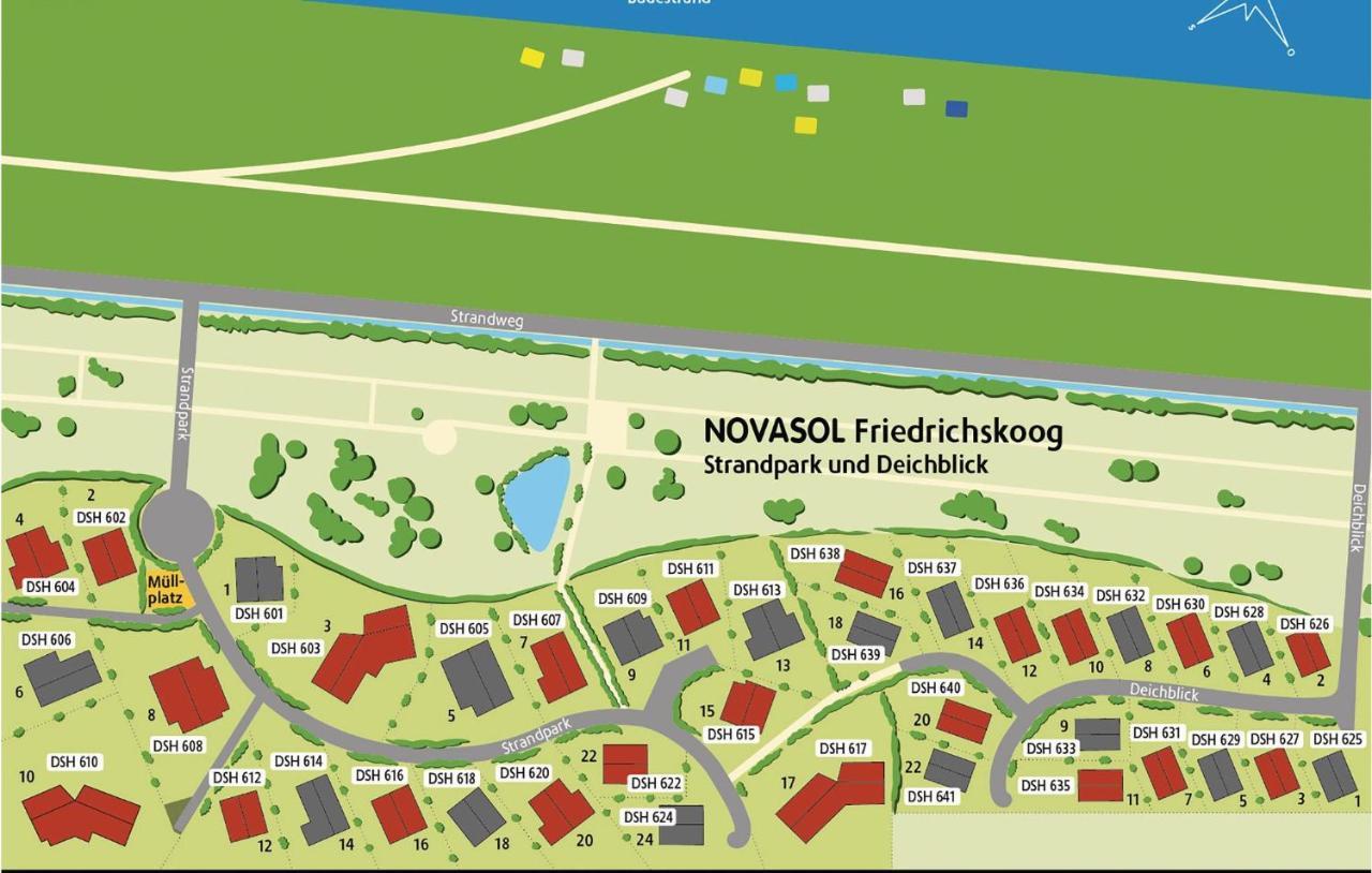 Friedrichskoog-Deichblick 22 Villa Eksteriør bilde